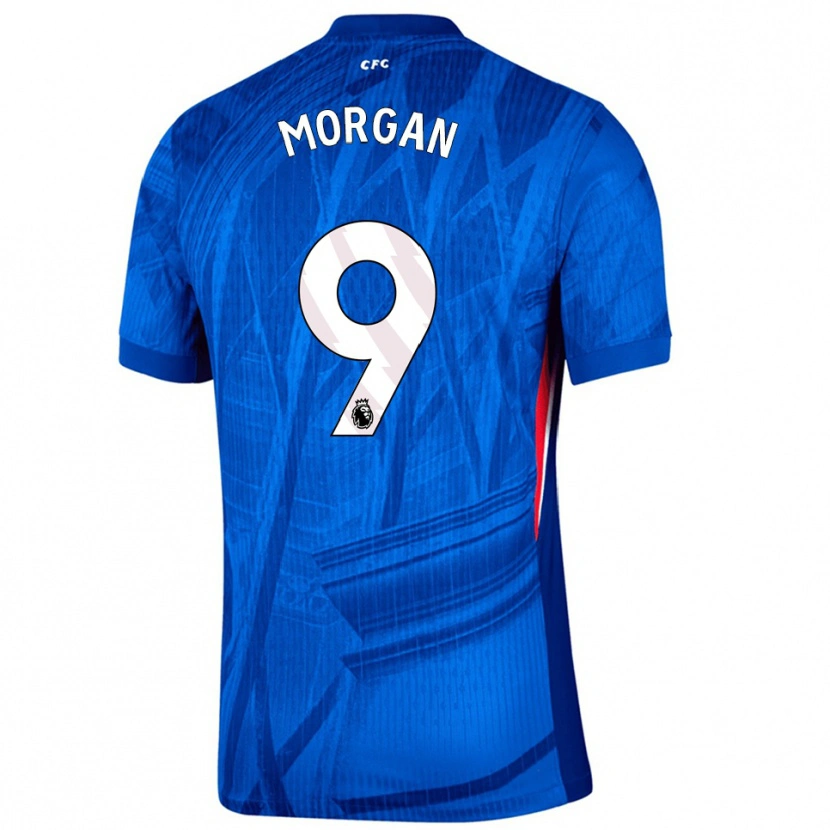 Danxen Kinderen Jimmy-Jay Morgan #9 Blauw Wit Thuisshirt Thuistenue 2025/26 T-Shirt België