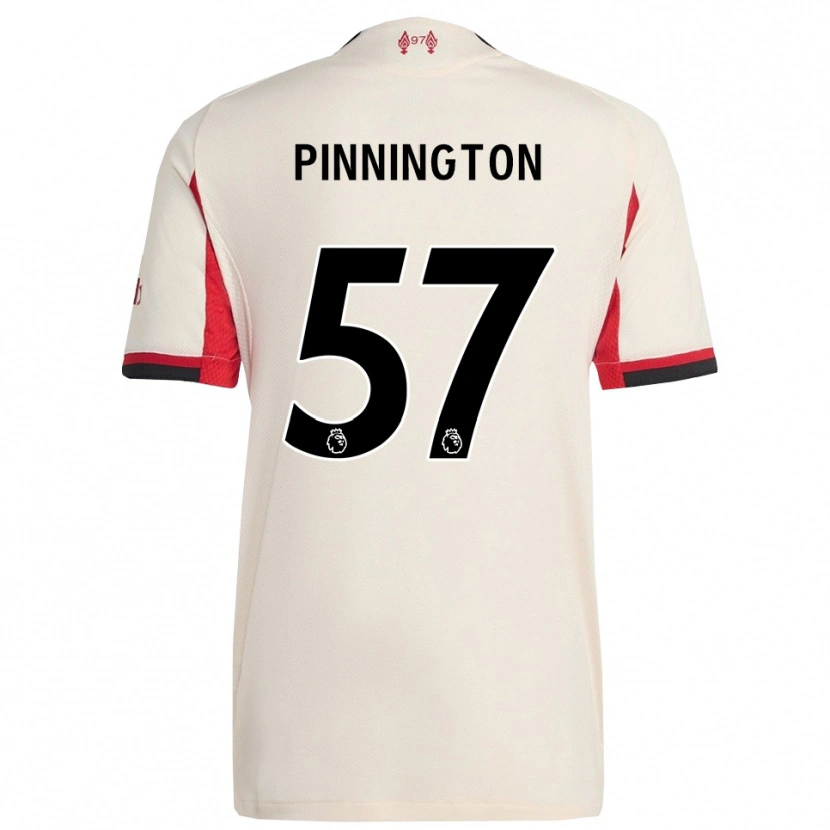 Danxen Kinderen Carter Pinnington #57 Wit Zwart Uitshirt Uittenue 2025/26 T-Shirt België