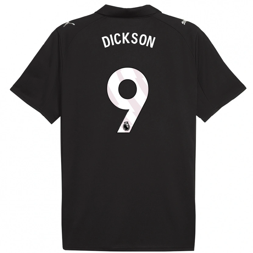 Danxen Kinderen Will Dickson #9 Zwart Wit Uitshirt Uittenue 2025/26 T-Shirt België