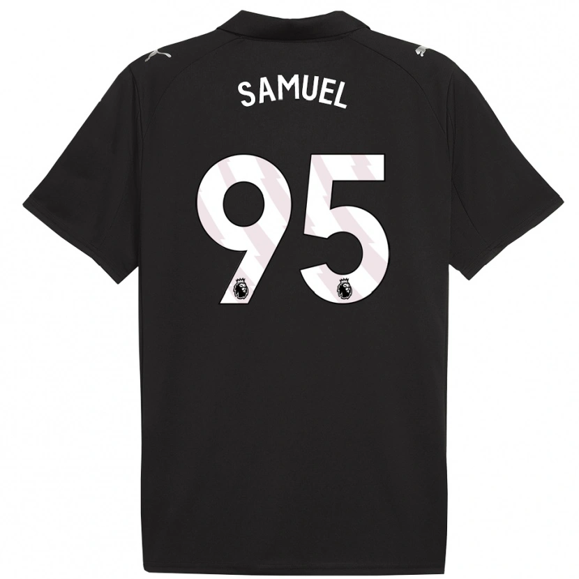 Danxen Kinderen Lakyle Samuel #95 Zwart Wit Uitshirt Uittenue 2025/26 T-Shirt België