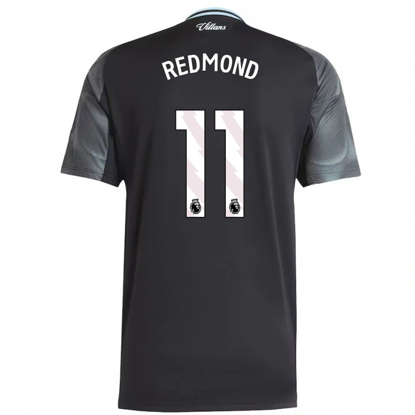 Danxen Kinderen Zepiqueno Redmond #11 Zwart Hemelsblauw Uitshirt Uittenue 2025/26 T-Shirt België