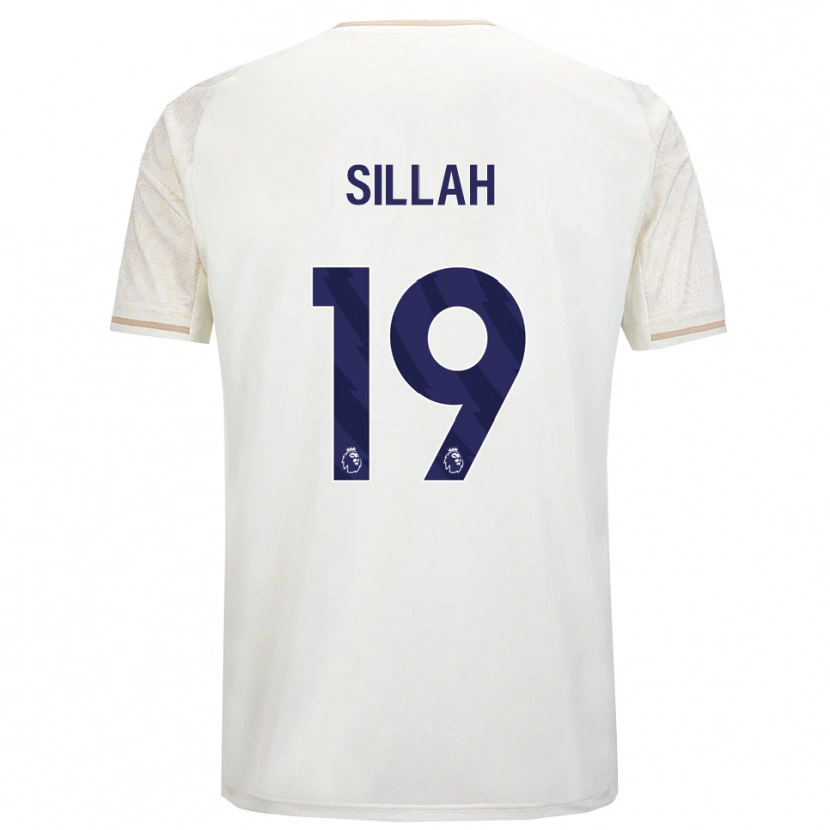 Danxen Kinderen Lamin Sillah #19 Gebroken Wit Zwart Uitshirt Uittenue 2025/26 T-Shirt België