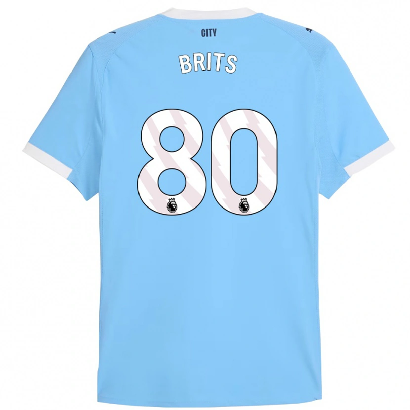 Danxen Heren Spike Brits #80 Hemelsblauw Wit Thuisshirt Thuistenue 2025/26 T-Shirt België
