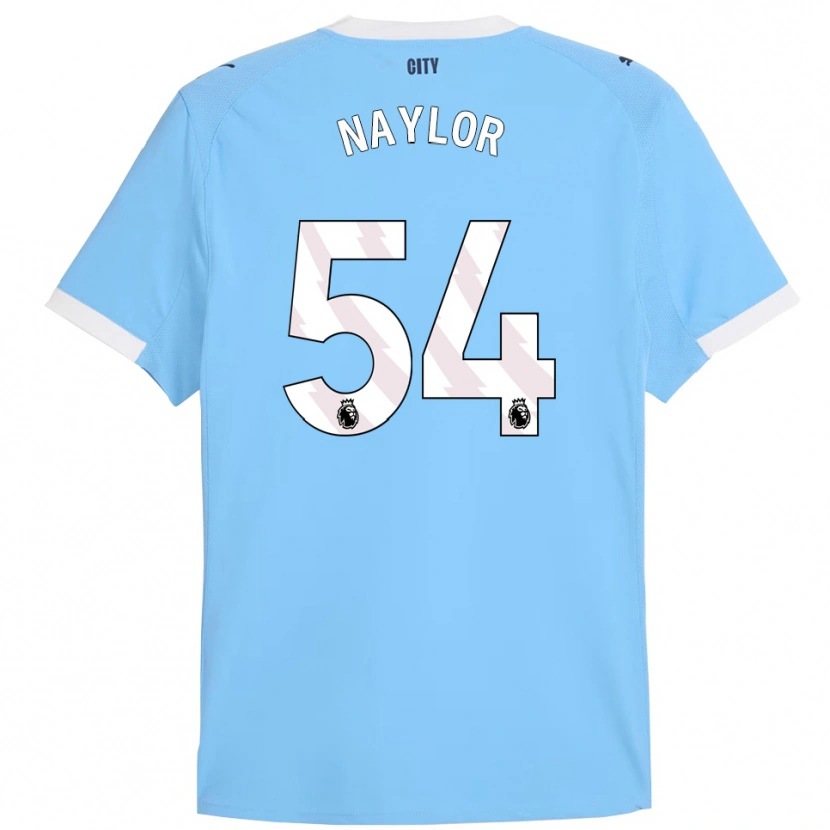 Danxen Heren Seb Naylor #54 Hemelsblauw Wit Thuisshirt Thuistenue 2025/26 T-Shirt België