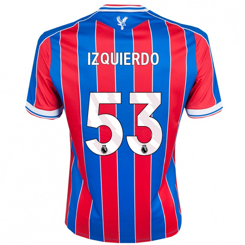 Danxen Heren Jackson Izquierdo #53 Blauw Rood Wit Thuisshirt Thuistenue 2025/26 T-Shirt België