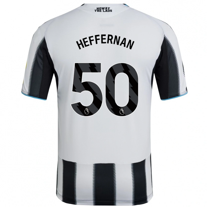Danxen Heren Cathal Heffernan #50 Zwart Wit Thuisshirt Thuistenue 2025/26 T-Shirt België