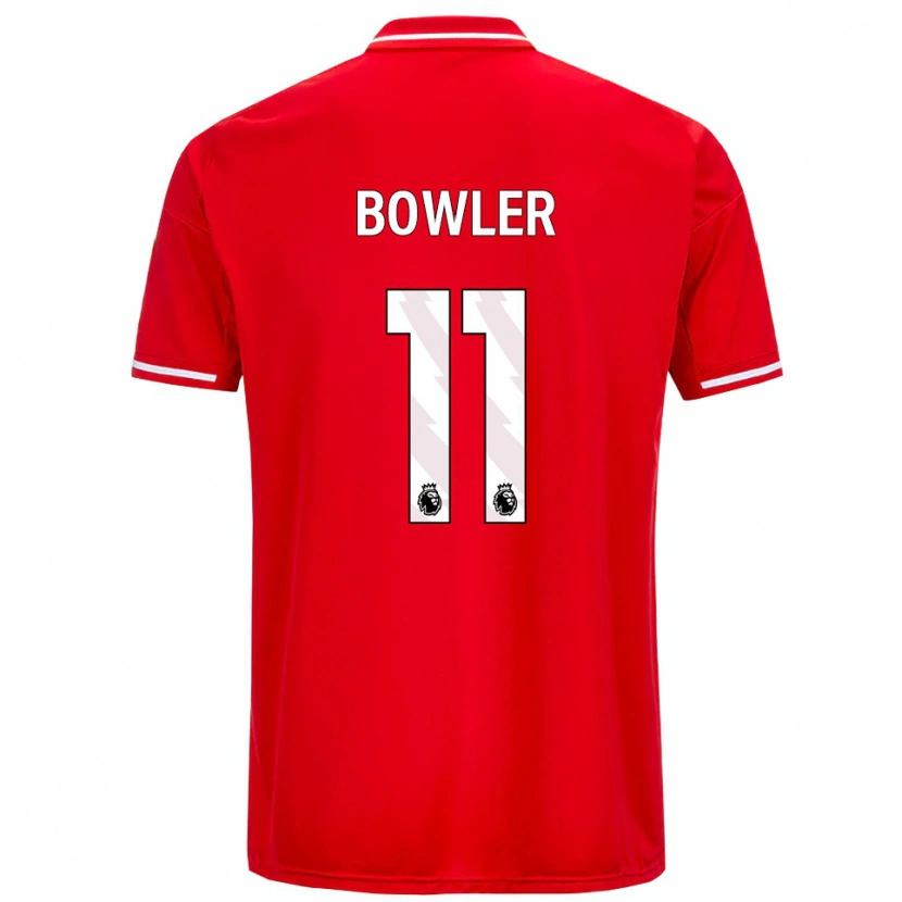 Danxen Heren Josh Bowler #11 Rood Wit Thuisshirt Thuistenue 2025/26 T-Shirt België