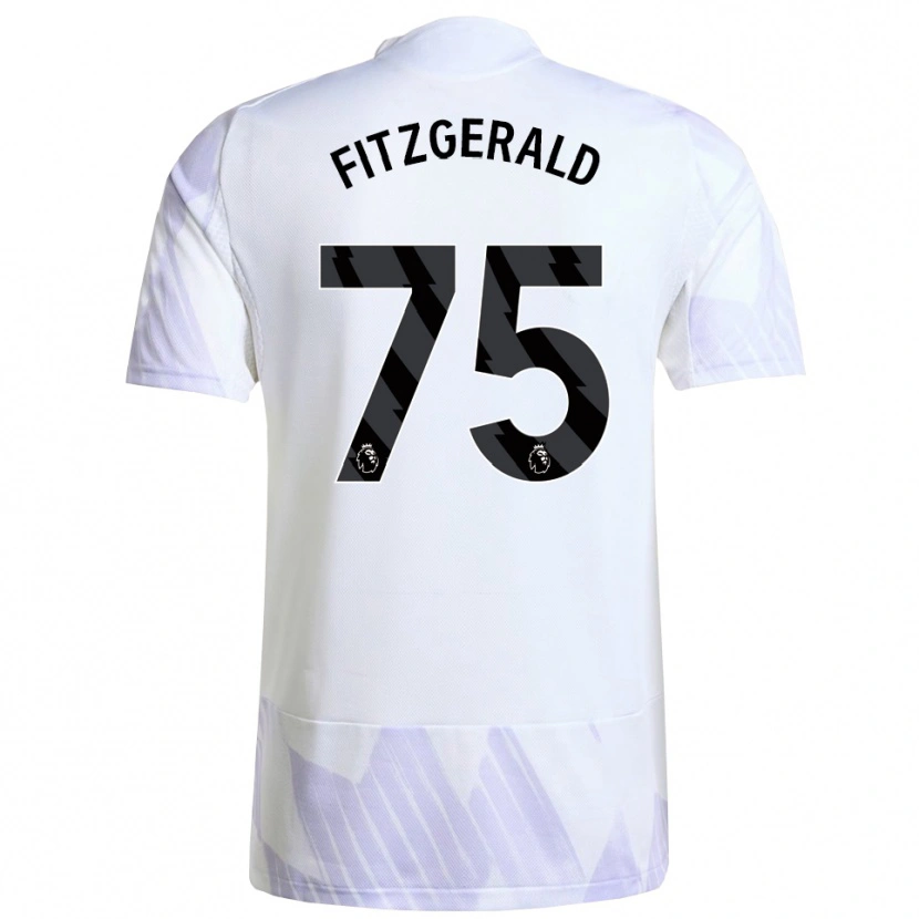 Danxen Heren Jayce Fitzgerald #75 Wit Paars Paars Uitshirt Uittenue 2025/26 T-Shirt België