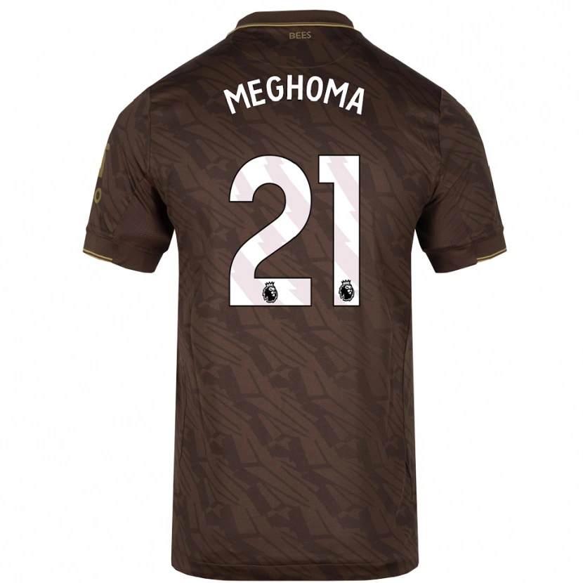 Danxen Heren Jayden Meghoma #21 Bruin Goud Uitshirt Uittenue 2025/26 T-Shirt België