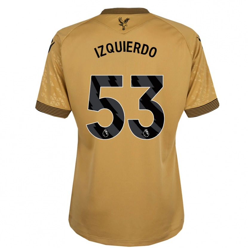 Danxen Heren Jackson Izquierdo #53 Goud Zwart Uitshirt Uittenue 2025/26 T-Shirt België