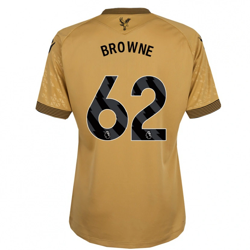 Danxen Heren Luke Browne #62 Goud Zwart Uitshirt Uittenue 2025/26 T-Shirt België