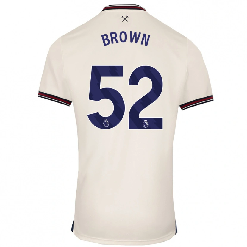 Danxen Heren Luis Brown #52 Gebroken Wit Uitshirt Uittenue 2025/26 T-Shirt België