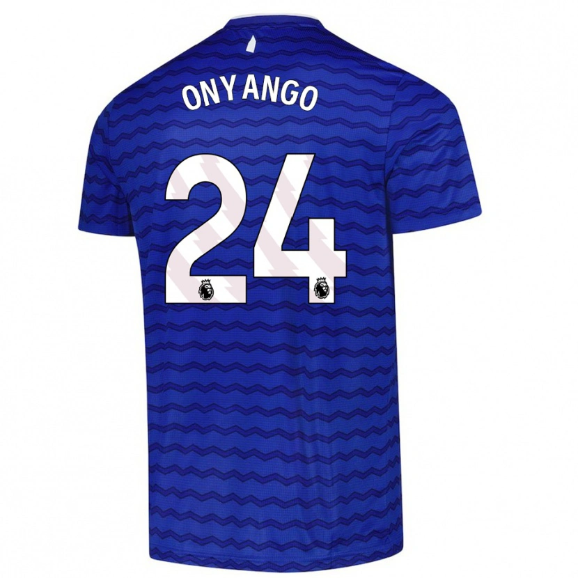 Danxen Dames Tyler Onyango #24 Blauw Marineblauw Thuisshirt Thuistenue 2025/26 T-Shirt België