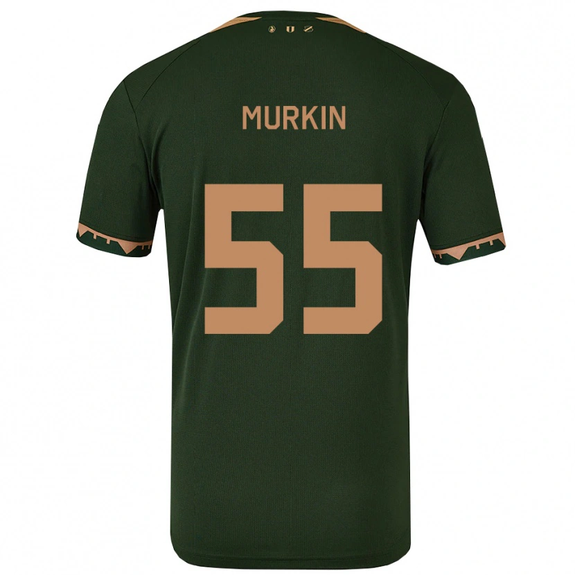 Danxen Dames Derry Murkin #55 Groen Goud Uitshirt Uittenue 2025/26 T-Shirt België