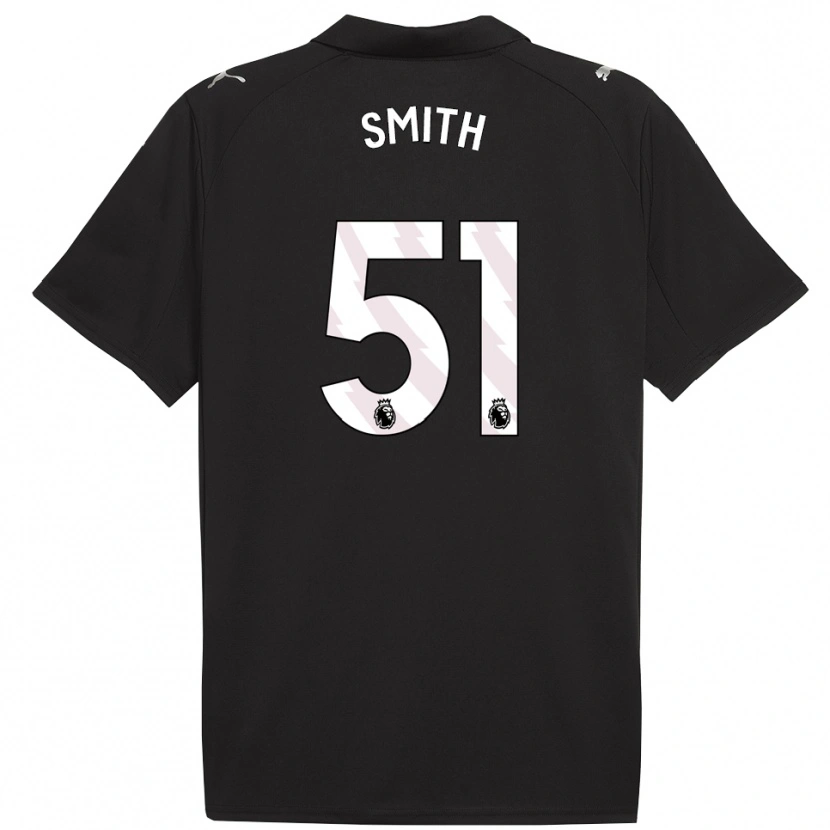 Danxen Dames Isaac Smith #51 Zwart Wit Uitshirt Uittenue 2025/26 T-Shirt België