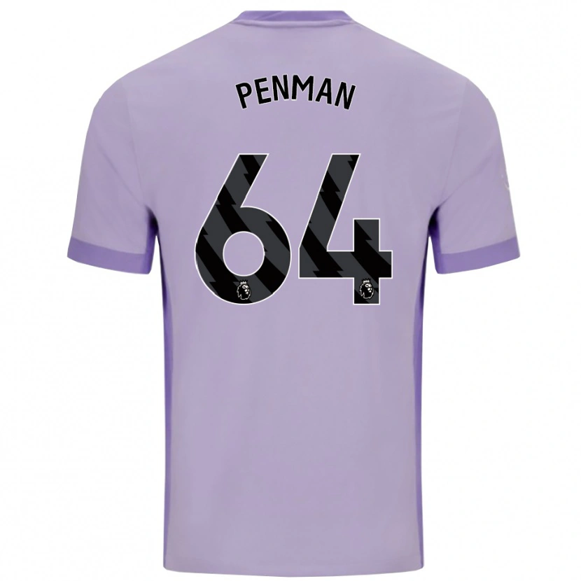 Danxen Dames Charlie Penman #64 Taro Paars Wit Uitshirt Uittenue 2025/26 T-Shirt België