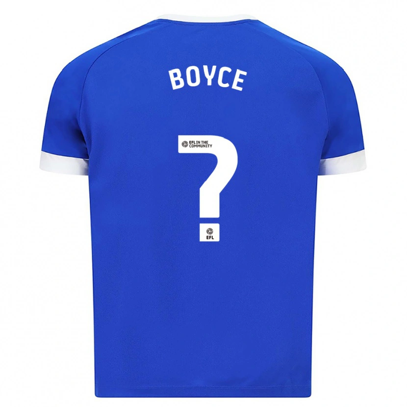 Danxen Kinderen Oliver Boyce #0 Blauw Wit Thuisshirt Thuistenue 2025/26 T-Shirt België