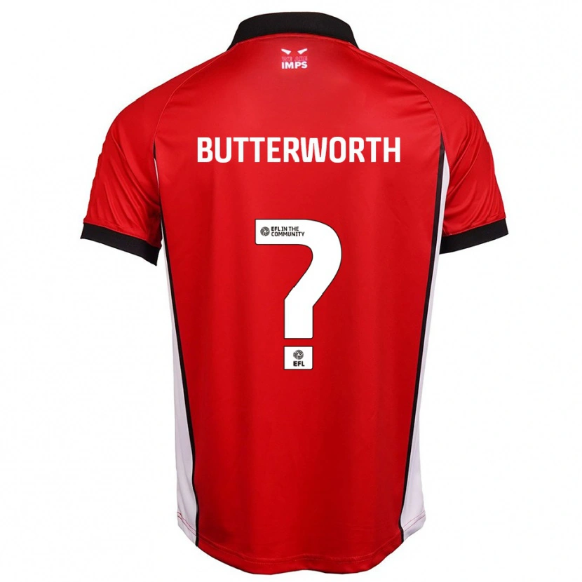 Danxen Kinderen Lexie Butterworth #0 Rood Wit Thuisshirt Thuistenue 2025/26 T-Shirt België