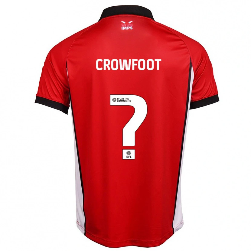 Danxen Kinderen Luciella Crowfoot #0 Rood Wit Thuisshirt Thuistenue 2025/26 T-Shirt België