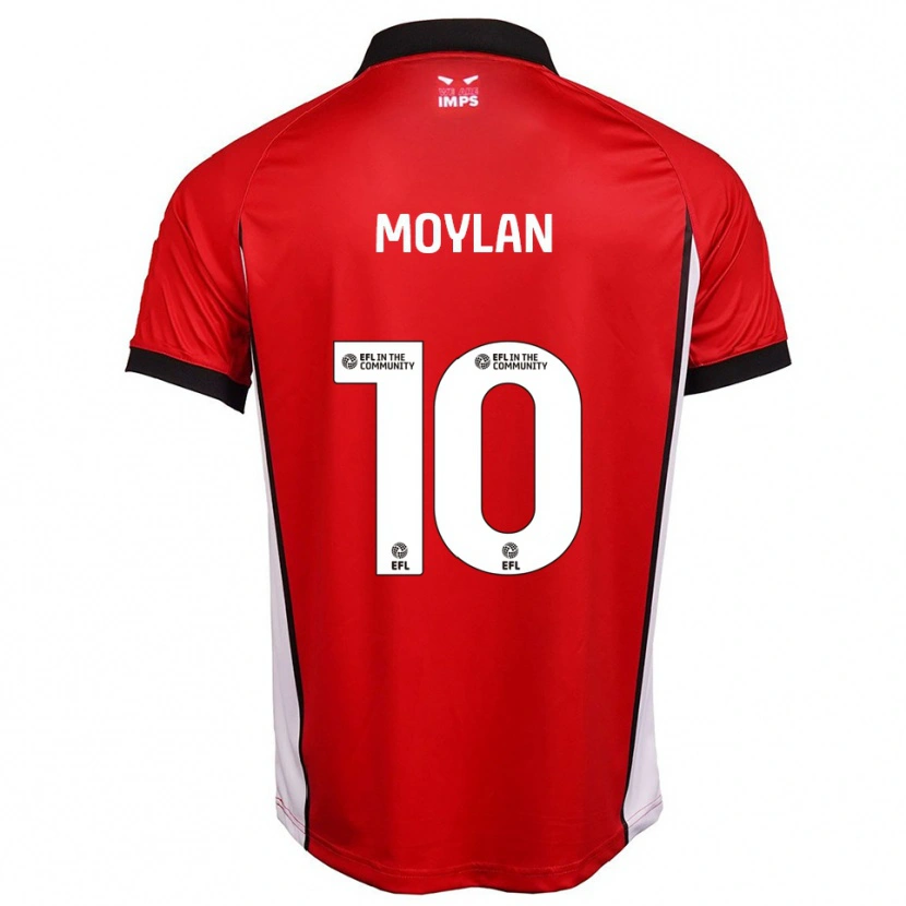 Danxen Kinderen Jack Moylan #10 Rood Wit Thuisshirt Thuistenue 2025/26 T-Shirt België