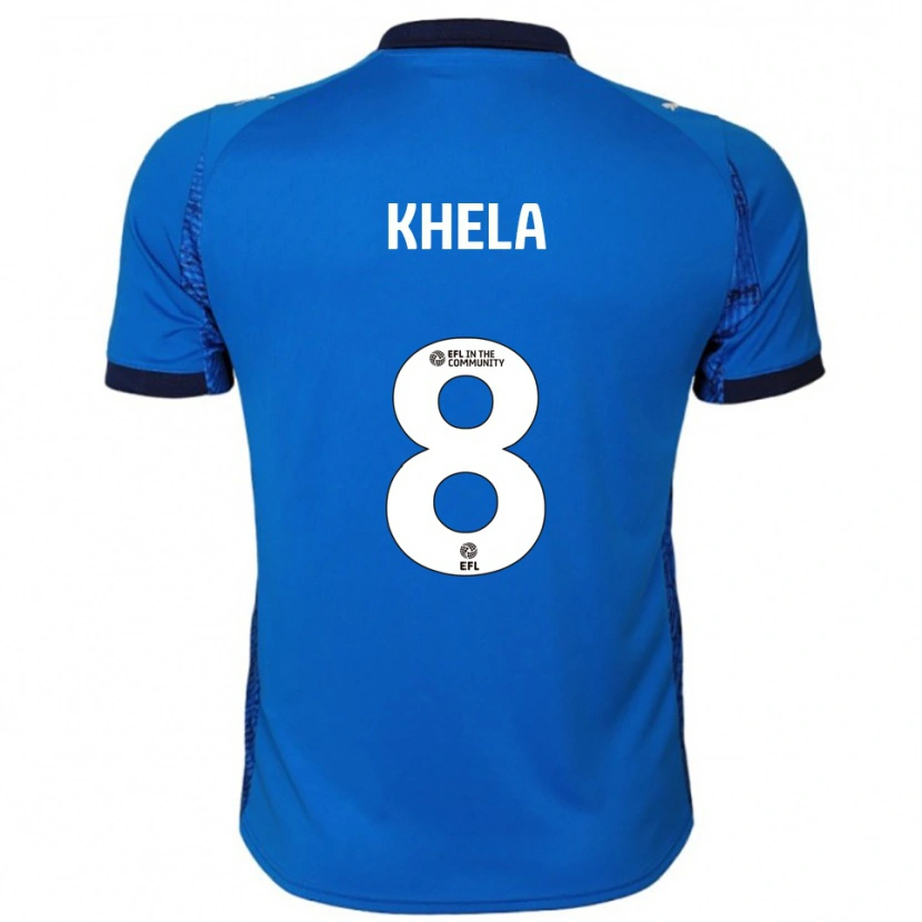 Danxen Kinderen Brandon Khela #8 Blauw Wit Thuisshirt Thuistenue 2025/26 T-Shirt België