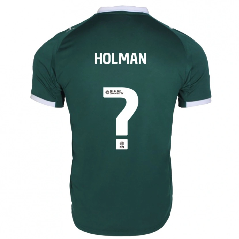 Danxen Kinderen Daniel Holman #0 Groen Wit Thuisshirt Thuistenue 2025/26 T-Shirt België