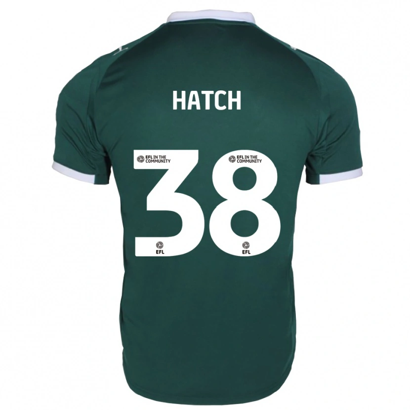 Danxen Kinderen Joseph Hatch #38 Groen Wit Thuisshirt Thuistenue 2025/26 T-Shirt België