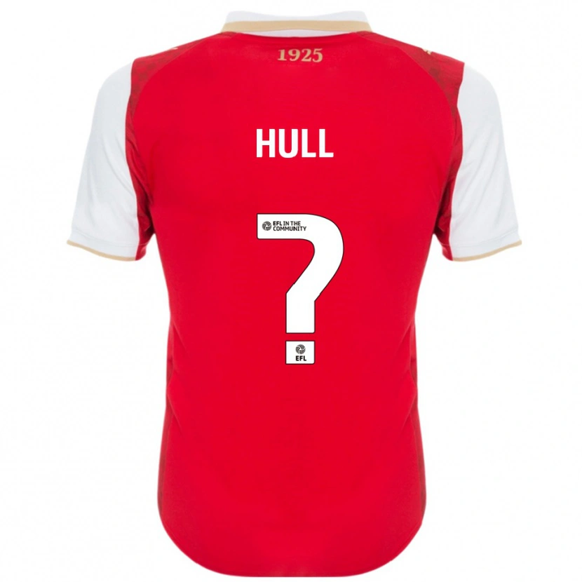 Danxen Kinderen Jake Hull #0 Rood Wit Thuisshirt Thuistenue 2025/26 T-Shirt België