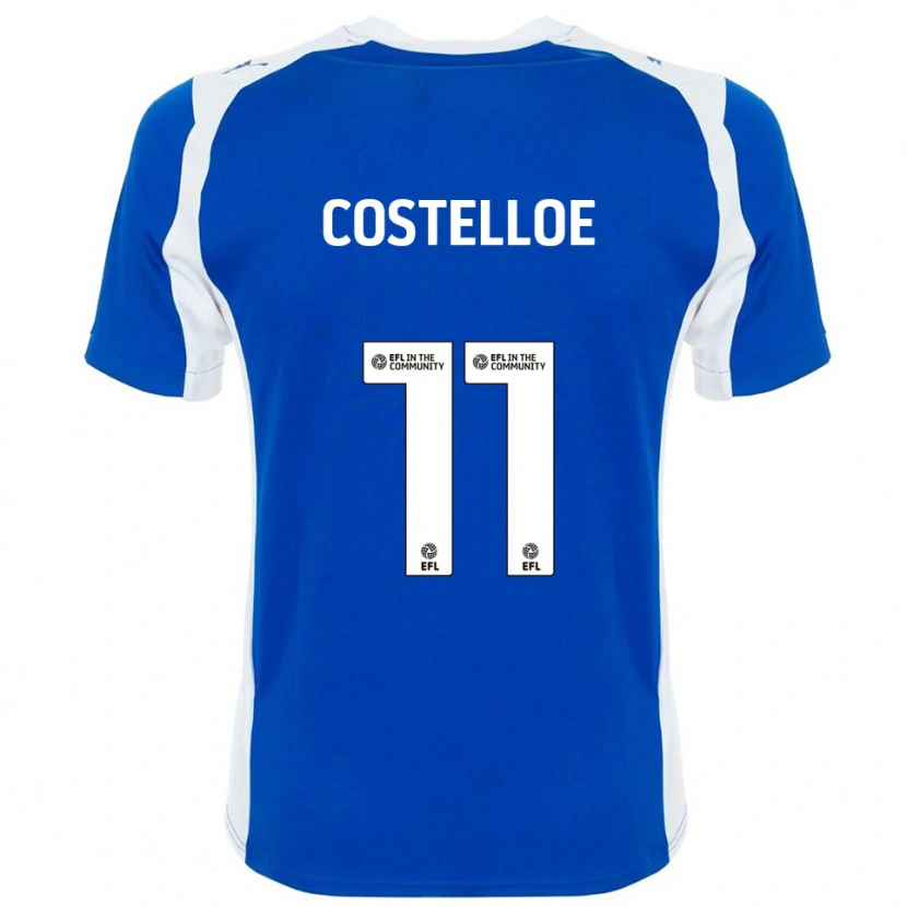 Danxen Kinderen Dara Costelloe #11 Blauw Wit Thuisshirt Thuistenue 2025/26 T-Shirt België