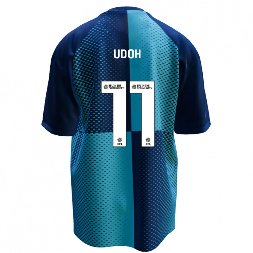 Danxen Kinderen Daniel Udoh #11 Blauw Hemelsblauw Thuisshirt Thuistenue 2025/26 T-Shirt België