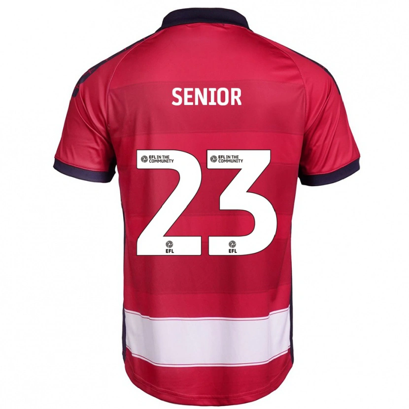 Danxen Kinderen Jack Senior #23 Rood Wit Thuisshirt Thuistenue 2025/26 T-Shirt België