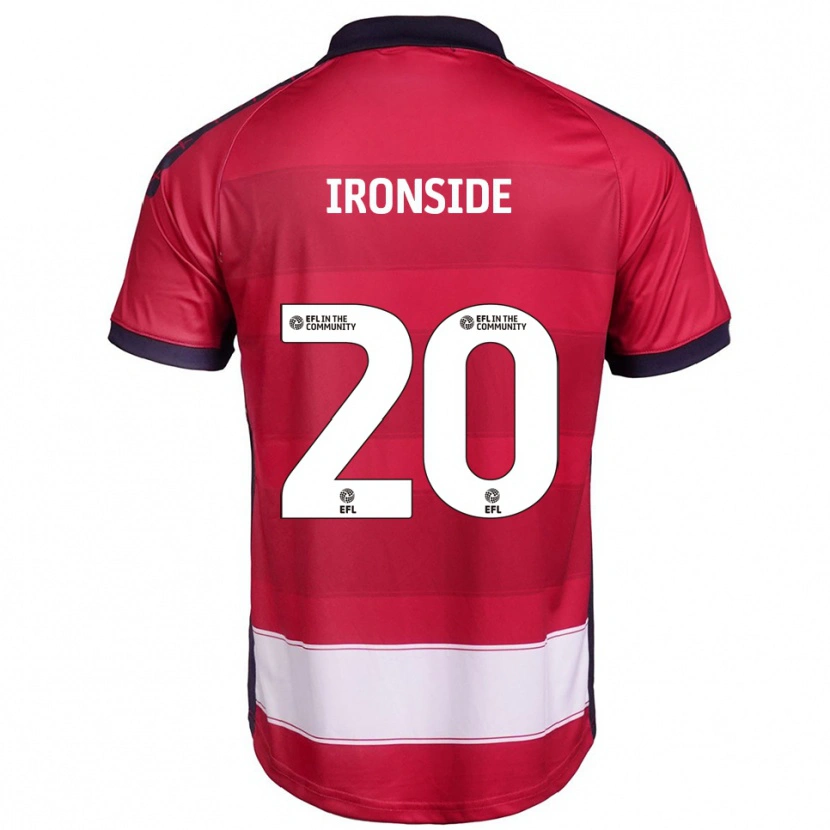 Danxen Kinderen Joe Ironside #20 Rood Wit Thuisshirt Thuistenue 2025/26 T-Shirt België