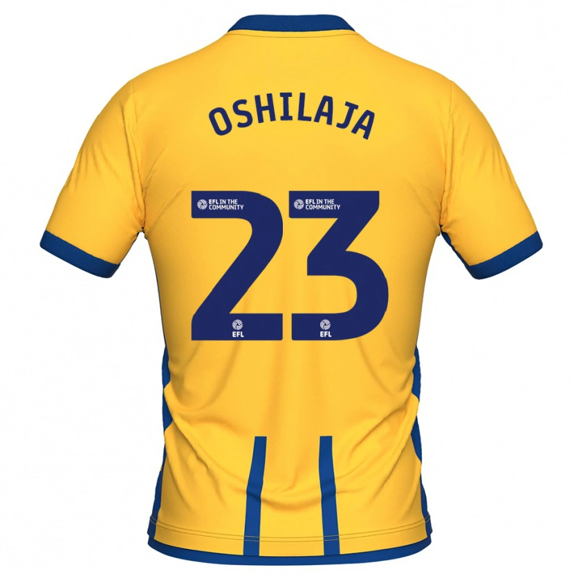 Danxen Kinderen Adedeji Oshilaja #23 Geel Blauw Thuisshirt Thuistenue 2025/26 T-Shirt België