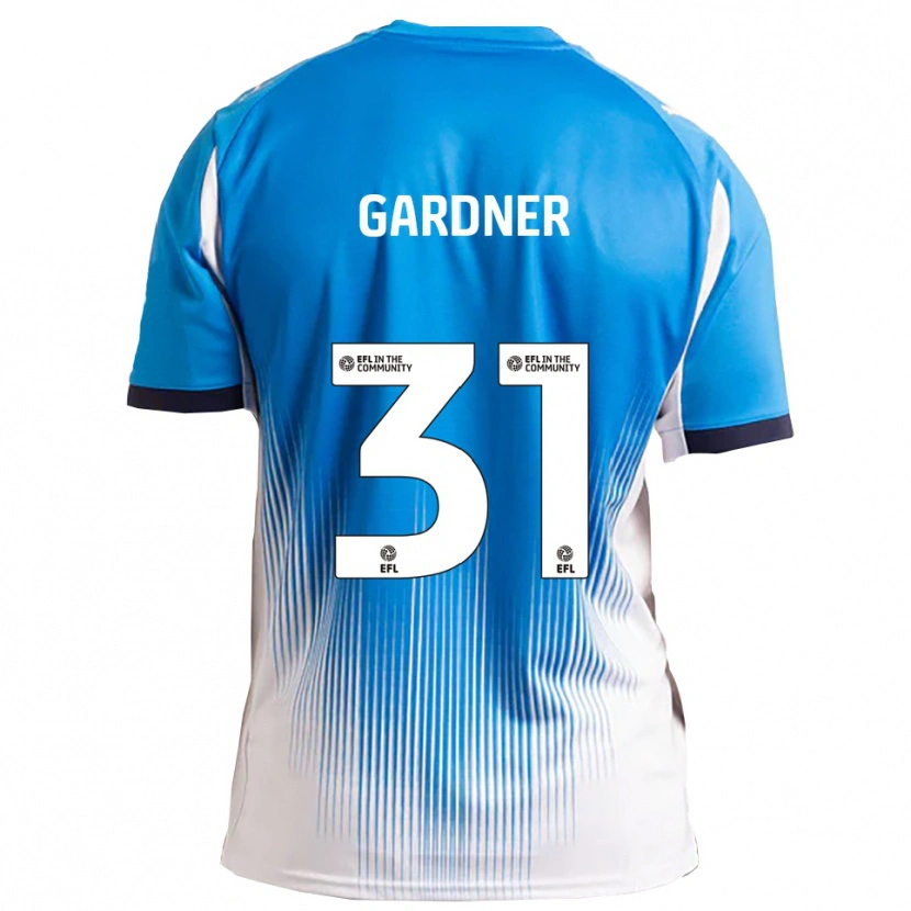 Danxen Kinderen Che Gardner #31 Blauw Wit Thuisshirt Thuistenue 2025/26 T-Shirt België