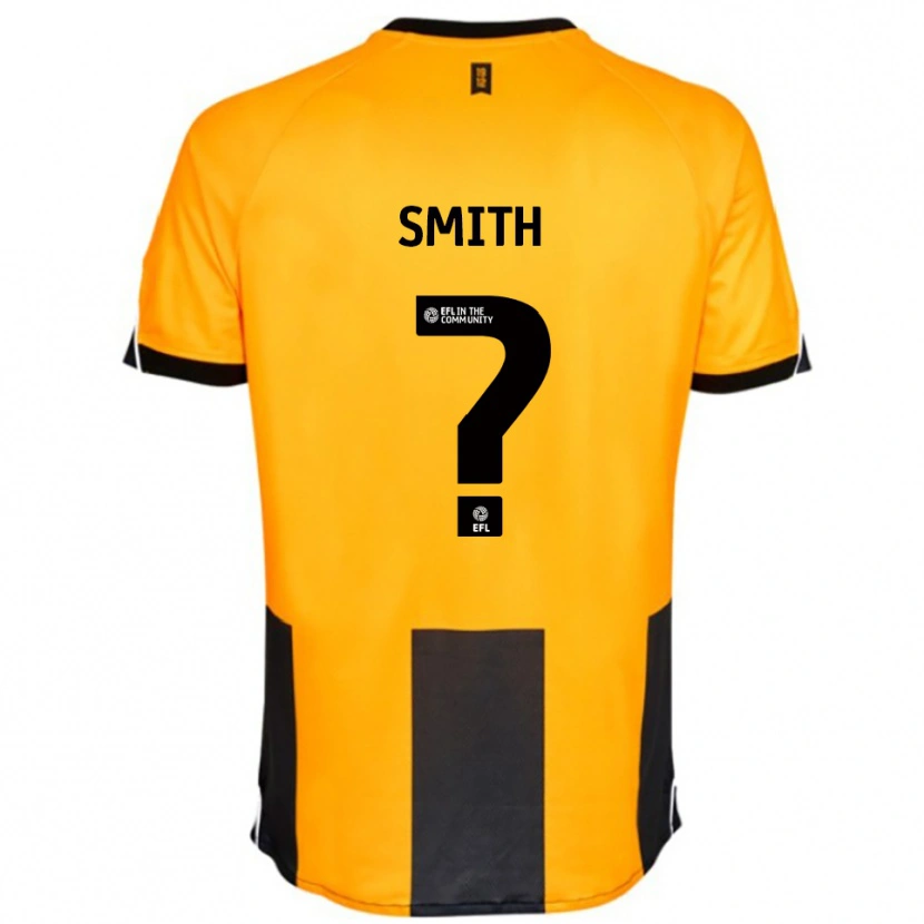 Danxen Kinderen Kelsey Smith #0 Oranje Zwart Thuisshirt Thuistenue 2025/26 T-Shirt België