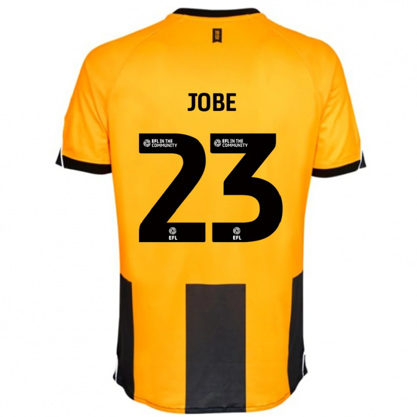 Danxen Kinderen Mamadou Jobe #23 Oranje Zwart Thuisshirt Thuistenue 2025/26 T-Shirt België
