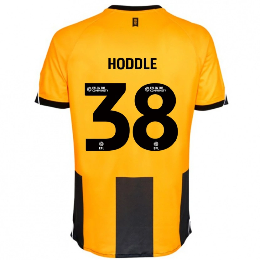 Danxen Kinderen George Hoddle #38 Oranje Zwart Thuisshirt Thuistenue 2025/26 T-Shirt België