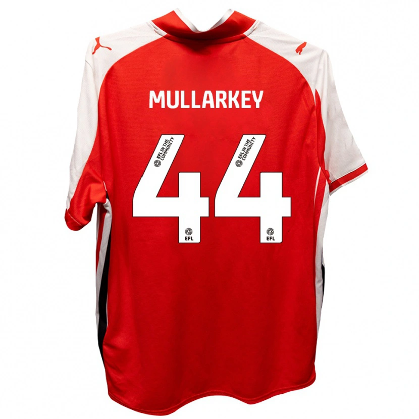 Danxen Kinderen Toby Mullarkey #44 Rood Wit Thuisshirt Thuistenue 2025/26 T-Shirt België