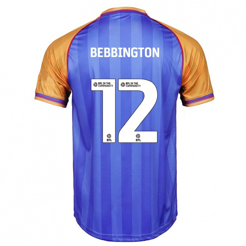 Danxen Kinderen Kimberley Bebbington #12 Blauw Oranje Thuisshirt Thuistenue 2025/26 T-Shirt België