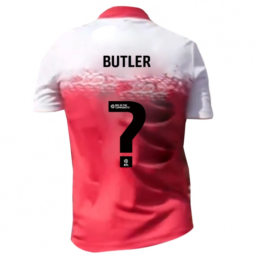 Danxen Kinderen Rohan Butler #0 Rood Wit Thuisshirt Thuistenue 2025/26 T-Shirt België