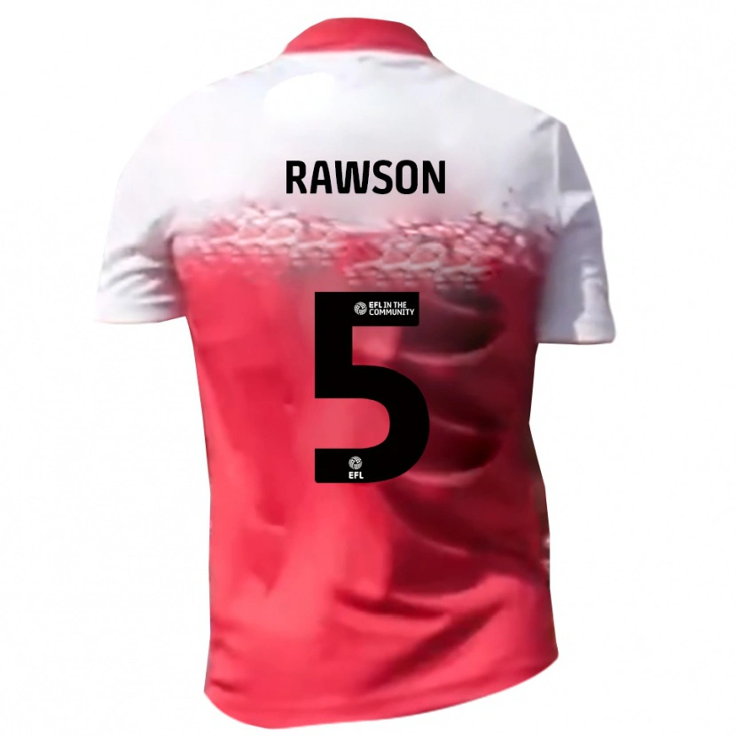 Danxen Kinderen Farrend Rawson #5 Rood Wit Thuisshirt Thuistenue 2025/26 T-Shirt België
