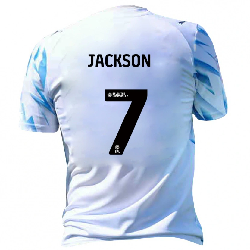Danxen Kinderen Ben Jackson #7 Wit Hemelsblauw Thuisshirt Thuistenue 2025/26 T-Shirt België