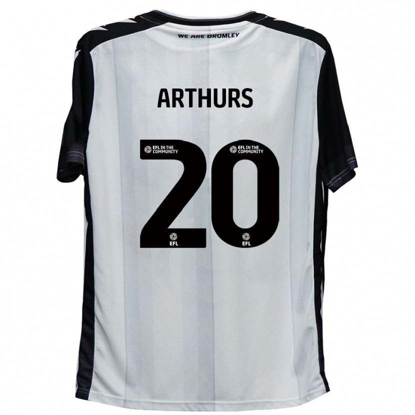 Danxen Kinderen Jude Arthurs #20 Wit Zwart Thuisshirt Thuistenue 2025/26 T-Shirt België