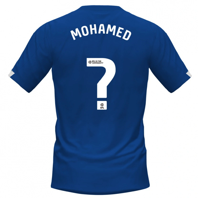 Danxen Kinderen Mohssen Mohamed #0 Blauw Wit Thuisshirt Thuistenue 2025/26 T-Shirt België