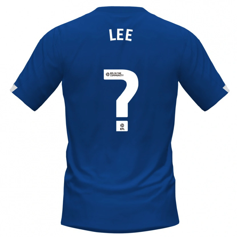 Danxen Kinderen Katelin Lee #0 Blauw Wit Thuisshirt Thuistenue 2025/26 T-Shirt België