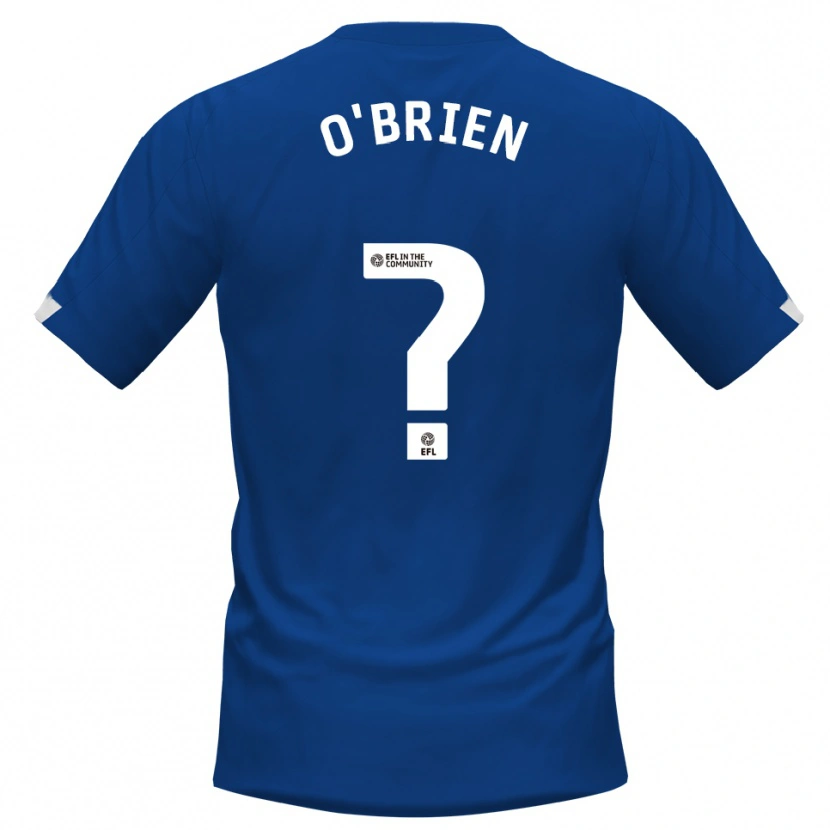 Danxen Kinderen Steph O'brien #0 Blauw Wit Thuisshirt Thuistenue 2025/26 T-Shirt België