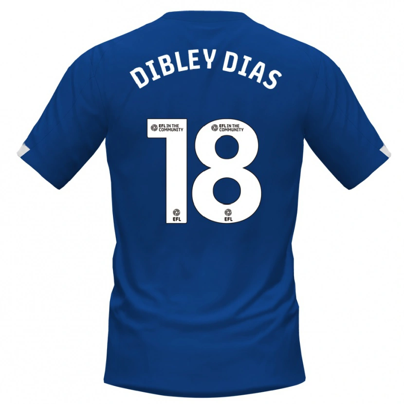 Danxen Kinderen Matt Dibley-Dias #18 Blauw Wit Thuisshirt Thuistenue 2025/26 T-Shirt België