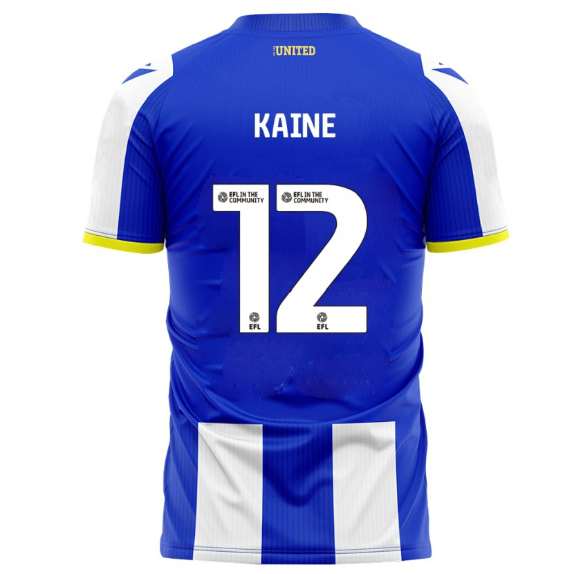 Danxen Kinderen Louise Kaine #12 Blauw Wit Thuisshirt Thuistenue 2025/26 T-Shirt België