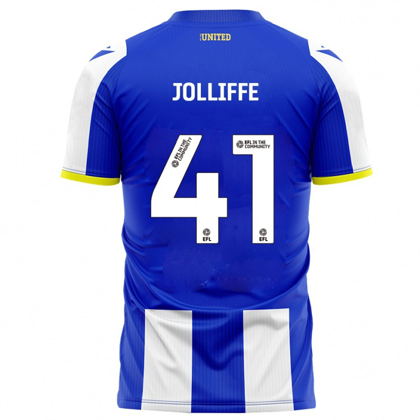 Danxen Kinderen Max Jolliffe #41 Blauw Wit Thuisshirt Thuistenue 2025/26 T-Shirt België