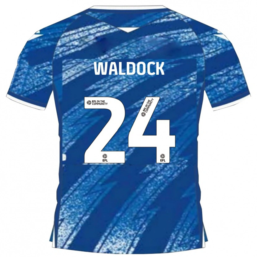 Danxen Kinderen Harry Waldock #24 Blauw Wit Thuisshirt Thuistenue 2025/26 T-Shirt België